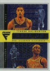 2020-21 Panini Flux Deja Vu Shai Gilgeous-Alexander / Tyrese Haliburton #7 card