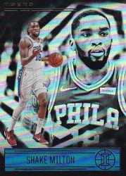 2020-21 Panini Illusions Base Set Shake Milton #140 card