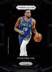 2023-24 Panini Prizm Base Set Shake Milton #215 card