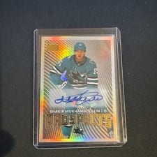 2024-25 Skybox Metal Universe Skybox Premium Prospects Auto Shakir Mukhamadullin #PP-30 card