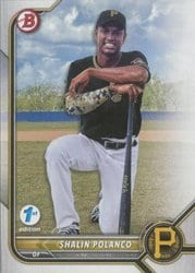 2022 Bowman 1st Edition Base Set Shalin Polanco #BPPF-145 card