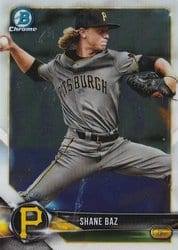 2018 Bowman Chrome Prospects Shane Baz #BCP201 card