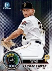 2018 Bowman Scouts Top 100 Shane Baz #BTP-48 card