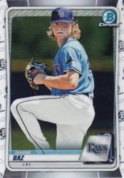 2020 Bowman Chrome Prospects Shane Baz #BCP-20 card