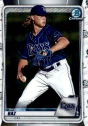 2020 Bowman Chrome Prospects Shane Baz #BCP-221 card