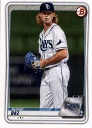 2020 Bowman Draft Base Set Shane Baz #BD-10 card