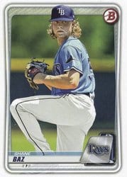 2020 Bowman Prospects Shane Baz #BP-20 card