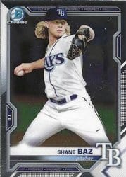 2021 Bowman Chrome Prospects Shane Baz #BCP-134 card