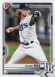 2021 Bowman Prospects Shane Baz #BP-134 card