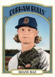 2021 Topps Heritage Minor League Base Set Shane Baz #61 card