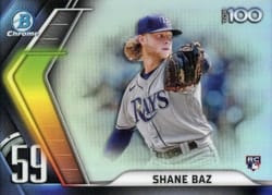 2022 Bowman Scouts' Top 100 Shane Baz #BTP-59 card