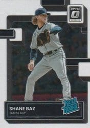 2022 Donruss Optic Base Set Shane Baz #66 card