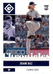 2022 Panini Chronicles Base Set Shane Baz #4 card