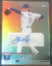 2022 Panini Chronicles Elite Autographs Shane Baz #2 card