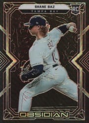 2022 Panini Chronicles Obsidian Shane Baz #4 card