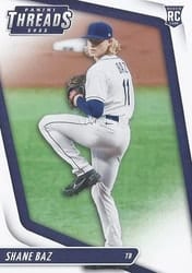 2022 Panini Chronicles Threads Shane Baz #25 card