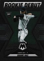 2022 Panini Mosaic Rookie Debut Shane Baz #RD-9 card