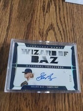 2022 Panini National Treasures Signature Names Shane Baz #SN-SB card