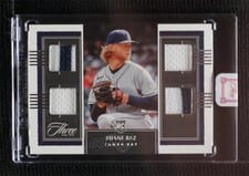 2022 Panini Three and Two Rookie Quad Jerseys Shane Baz #RQJ-SB card