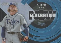 2022 Topps Chrome Update Generation Now Shane Baz #GNC-15 card