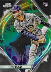2022 Topps Cosmic Chrome Base Set Shane Baz #43 card