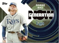 2022 Topps Generation Now Shane Baz #GN-53 card