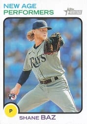 2022 Topps Heritage New Age Performers Shane Baz #NAP-19 card
