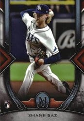 2022 Topps Museum Collection Base Set Shane Baz #13 card