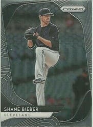 2020 Panini Prizm Base Set Shane Bieber #36 card