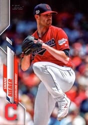 2020 Topps Base Set Shane Bieber #304 card