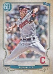 2020 Topps Gypsy Queen Base Set Shane Bieber #164 card