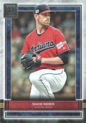 2020 Topps Museum Collection Base Set Shane Bieber #49 card