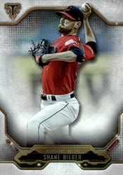 2020 Topps Triple Threads Base Set Shane Bieber #31 card