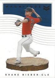 2021 Panini Chronicles Magnitude Shane Bieber #45 card