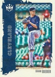 2021 Panini Diamond Kings Base Set Shane Bieber #92 card