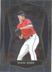 2021 Panini Select Base Set Shane Bieber #177 card
