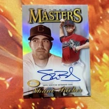 2021 Topps Finest 1997 Masters Autographs Shane Bieber #97FMA-SB card