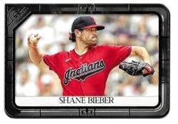 2021 Topps Gallery Base Set Shane Bieber #85 card