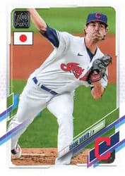2021 Topps Japan Edition Base Set Shane Bieber #68 card