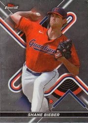 2022 Finest Base Set Shane Bieber #49 card