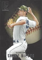 2022 Panini Capstone Base Set Shane Bieber #170 card