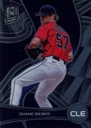 2022 Panini Chronicles Spectra Shane Bieber #84 card