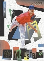 2022 Panini Diamond Kings Maestros Shane Bieber #M-12 card