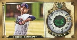 2022 Topps Gypsy Queen Gem Minis Shane Bieber #GGM-15 card