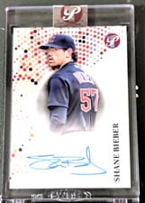2022 Topps Pristine Autographs Shane Bieber #PA-SB card