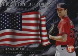2022 Topps Pristine Borders Shane Bieber #PB-19 card