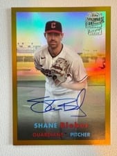 2024 Topps Archives Fan Favorites Premium Autographs Shane Bieber #FF-SB card