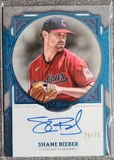2024 Topps Tier One Next Level Autographs Shane Bieber #NLA-SB card