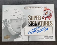 2023-24 Upper Deck Ovation Super Signatures Shane Doan #SS-SD card