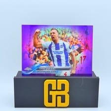 2018 Topps Chrome Premier League Shane Duffy Blue Wave Refractor #8 card